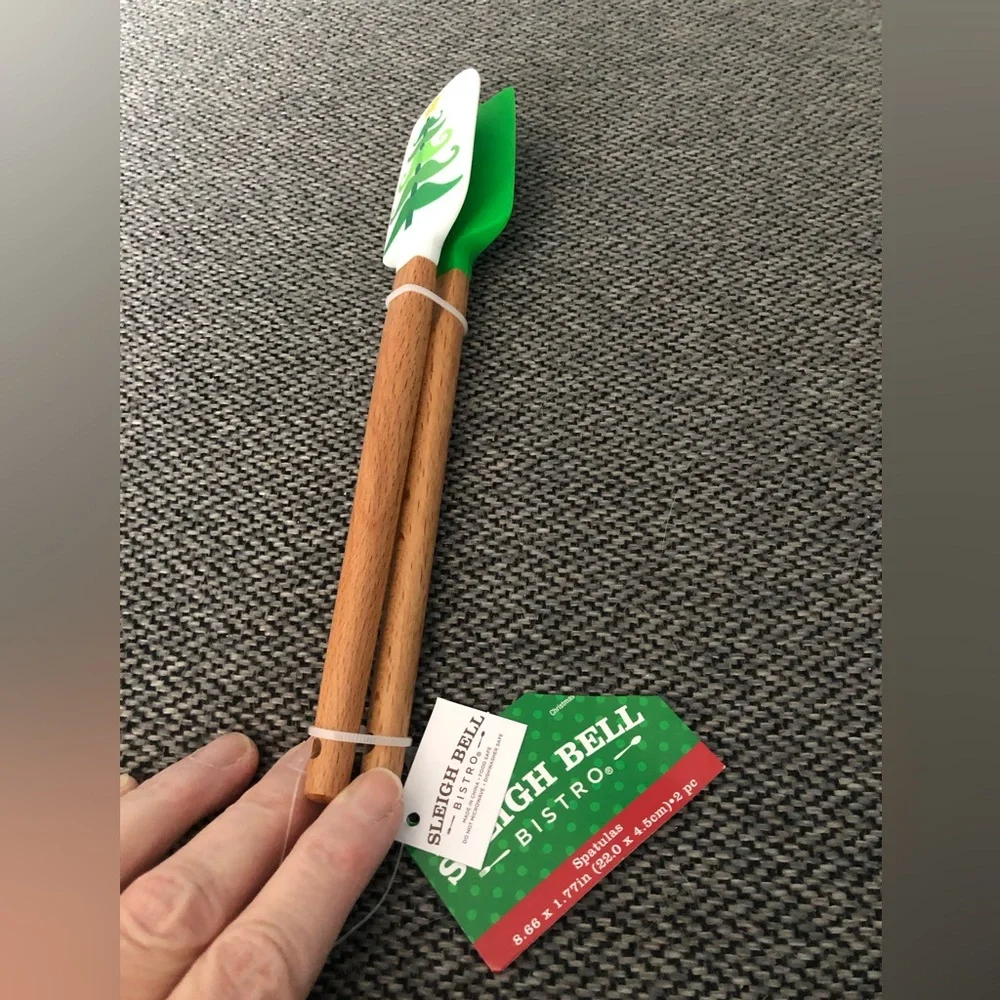 Sleigh Bell Bistro Mini Spatulas (2)